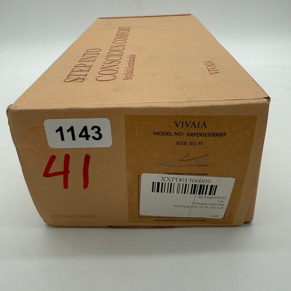 Vivaia Ultra Soft Machine Washable Cloud Comfort Old Money Knit Flats Almond 9.5 - Picture 7 of 8